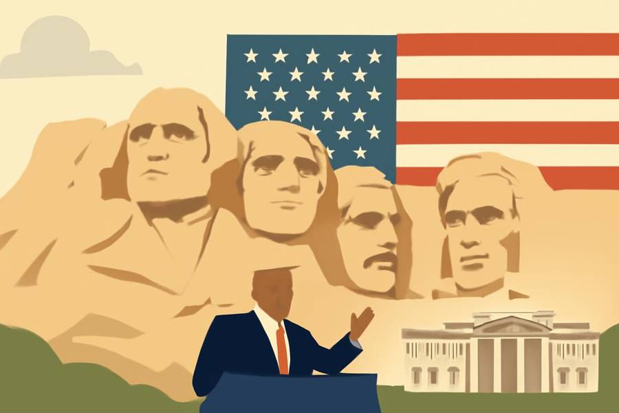 Trump warns of 'communist menace' in Mount Rushmore speech kicking off America 250