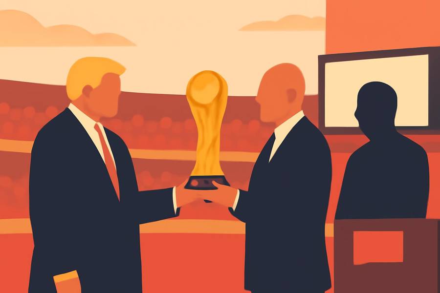 Trump attends World Cup final, set to present trophy alongside FIFA president
