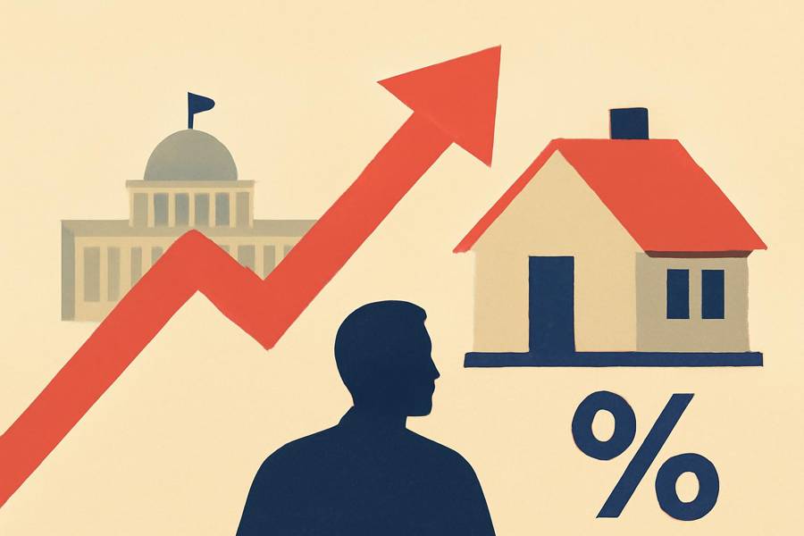 Mortgage rates tick higher again as 30‑year average nears 6.7%, pressing home affordability