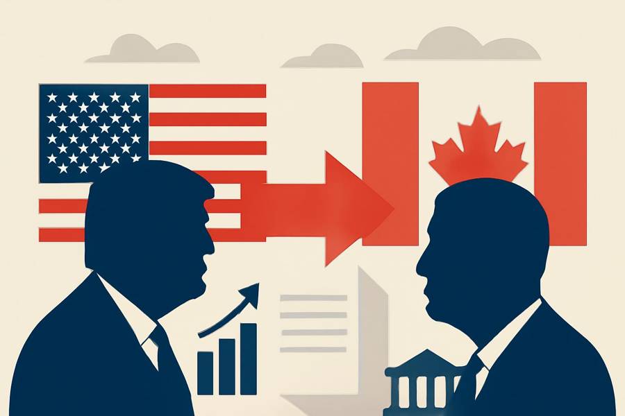 U.S. imposes 50% tariffs on Canadian goods after talks collapse; Ottawa vows dollar-for-dollar retaliation
