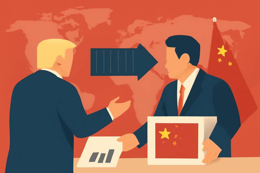 Trump moves toward new tariff on China over 'flood of cheap goods'