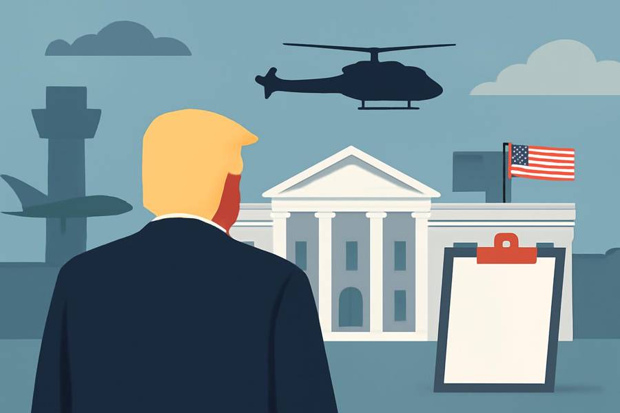 NTSB: White House construction contributed to Marine One radio failure before Reagan near‑miss