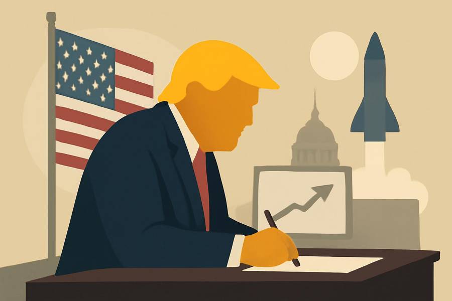 Trump signs order creating a U.S. Space Academy to train Space Force, NASA and commercial space talent