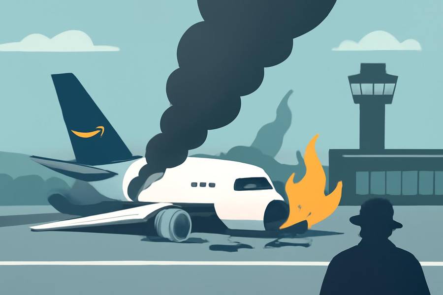 Amazon-operated cargo jet overruns Miami runway, killing at least 5 and halting flights