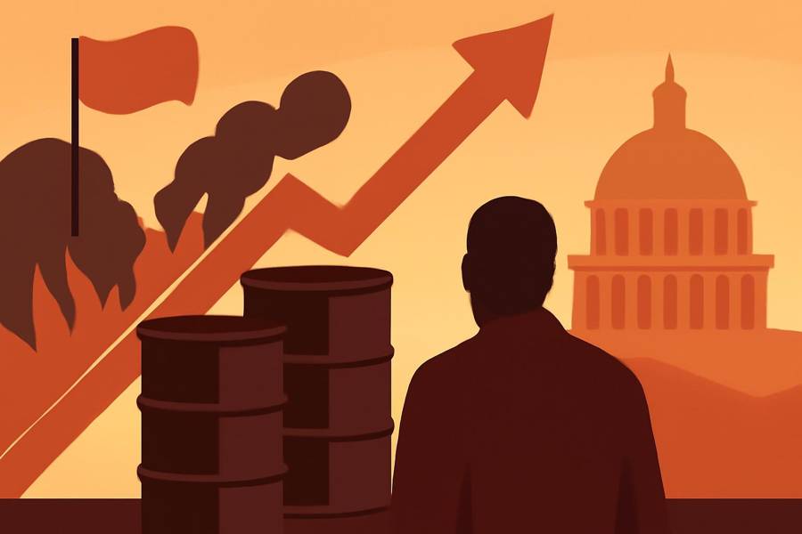 Oil jumps toward $100 as Houthi strikes ignite fires at Saudi Aramco sites