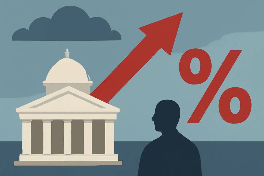 10-year Treasury yield touches 5%, lifting borrowing costs across the economy