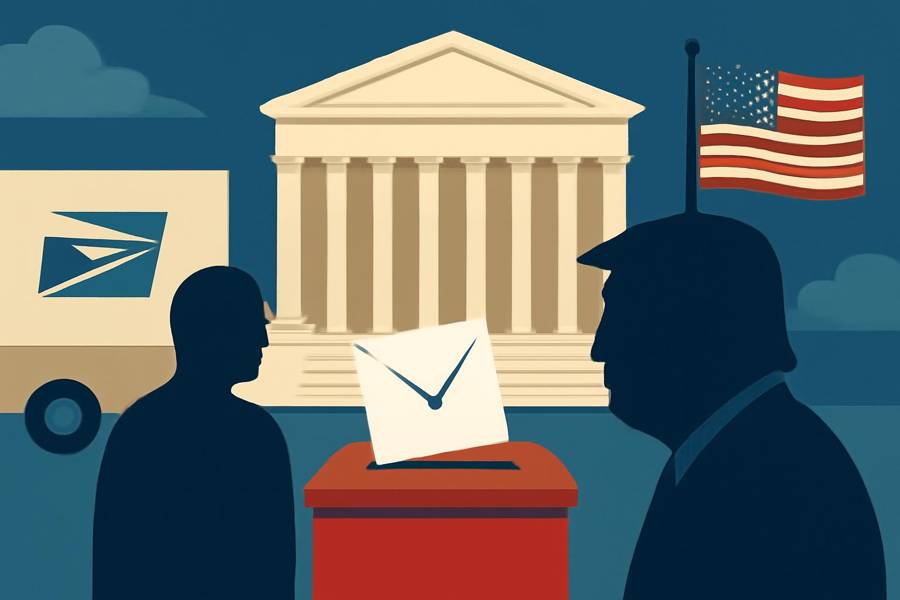 Supreme Court rejects Trump administration’s bid to tighten mail-ballot rules before the midterms