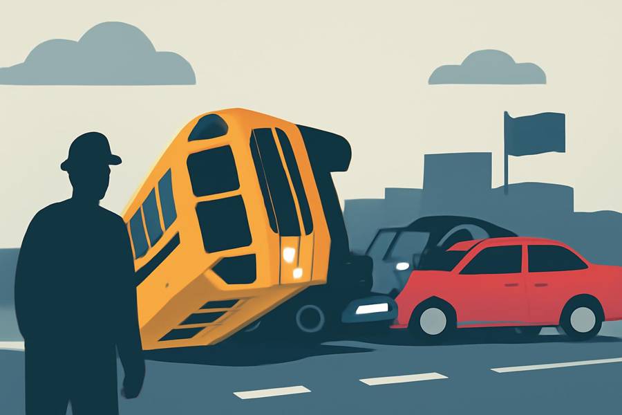 Polk County, Fla., school bus overturns in multi‑vehicle crash; two killed including 10th‑grade student
