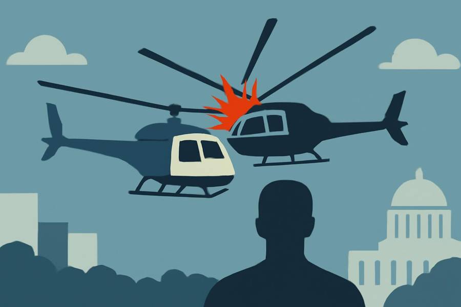 3 killed in midair collision between two helicopters near McMinnville, Oregon